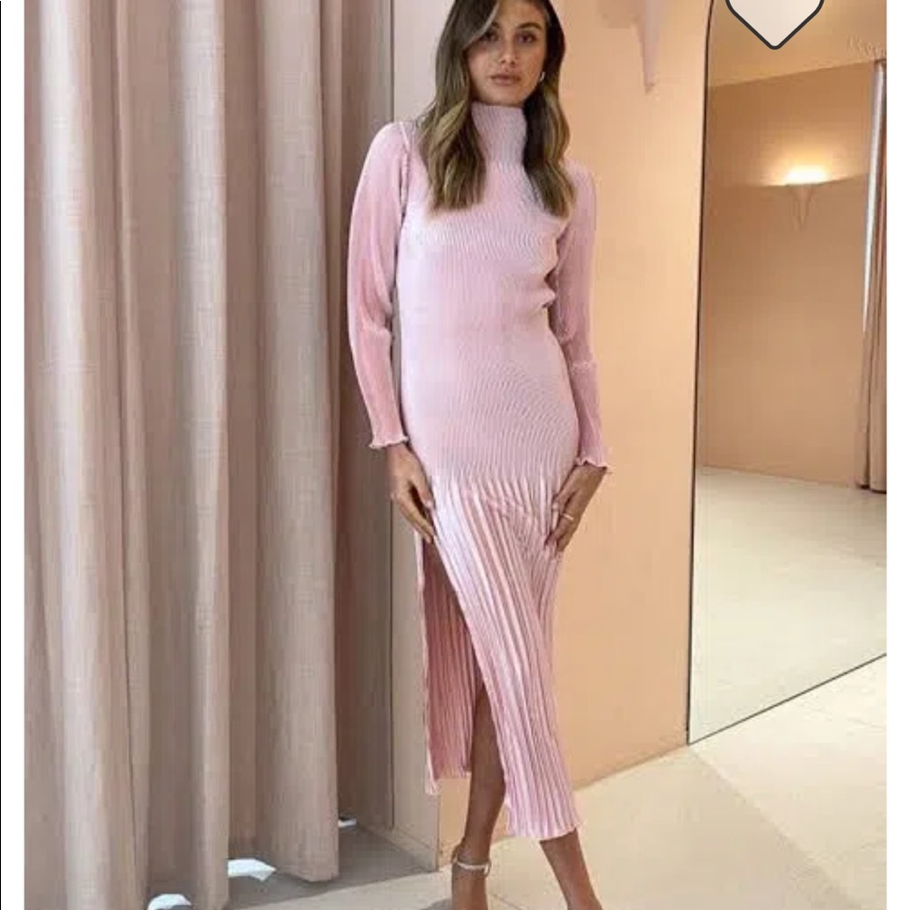Lidee Soiree Dress in Ballet Pink